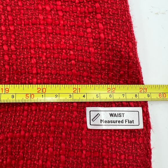 Tuckernuck Pomander Place Red Coco Tweed Bow Dress - Picture 7 of 11